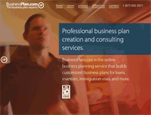 Tablet Screenshot of businessplan.com
