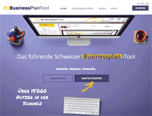 Tablet Screenshot of businessplan.ch