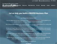 Tablet Screenshot of businessplan.co.za
